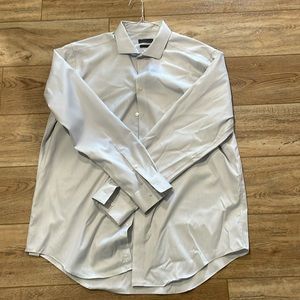 Calvin Klein Slim Tall Dress Shirt Size 18, 36/37